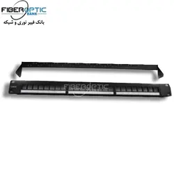 پچ پنل 24 پورت CAT6 FTP Qualenet ،با بار پلاستیکی Blank