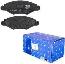 لنت ديسكی جلو بدون سيم پژو 206 با موتور TU3 (دست چهارعددی) با شماره فنی 1620102199 ایساکو