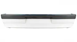 سپر عقب 405 SLX سفيد روغنی (ساليد) 9020 با ضربه گير بدون چراغ نمره