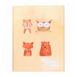 دفتر کلاسور برگ تحریر طرح چهارخونه آبی