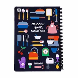 دفتر آشپزی دات نوت My Kitchen طرح 06