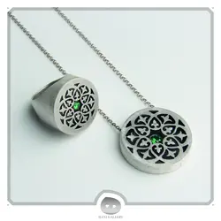 نیم ست نقره نگین پنهان