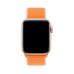بند نایلونی اپل واچ اسپورت لوپ نارنجی