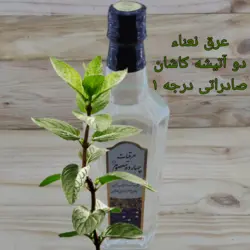 عرق نعناء دو آتیشه کاشان
