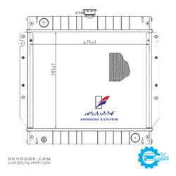 رادیاتور نیسان دیزل ND کوشش