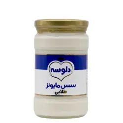 سس مایونز طلایی شیشه 580 گرمی دلوسه