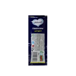 سس مایونز با روغن کاهش یافته ساشه 20گرم دلوسه