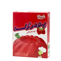 پودر ژله توت فرنگی 100گرم شیبا