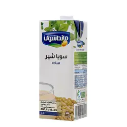 شیر سویا ساده 1000 سی سی مانداسوی