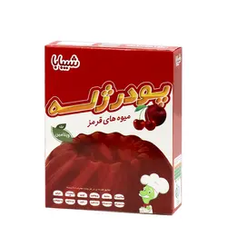 پودر ژله میوه های قرمز 100گرم شیبابا