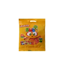 پاستیل لیکوریتز طرح اسپاگتی 50 گرم شیبا