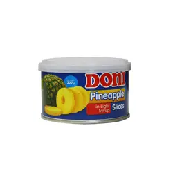 کمپوت آناناس حلقه قوطی کلیددار 227گرم چنگال دار دونی