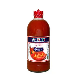 سس تند فلفل قرمز 474 میل شیشه ای سید داوود