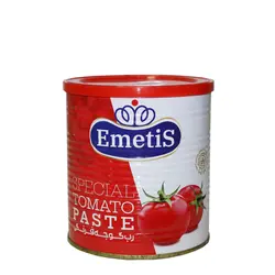 رب گوجه فرنگی قوطی درب دار کلید دار 800 گرم امتیس