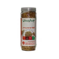 گرانولا روزانه جو دوسر و عسل 390گرم پت چاربان