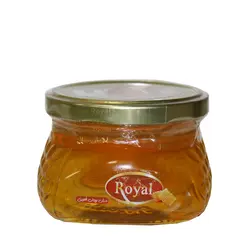 عسل شیشه زنبوری رویال طلایی خوانسار