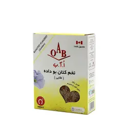 تخم کتان بو داده طلایی 200 گرمی OAB