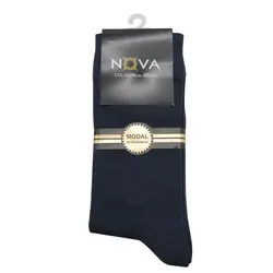 جوراب مردانه مودال آبی نفتی کد415