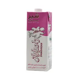 شیر استریل کم چرب 1لیتری دامداران