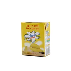شير موز استريل 200میل پاکتی دامداران