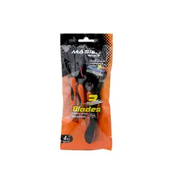 خودتراش 3لبه 4عددی فرمول 1قرمز(سری متحرک) مسترشیو