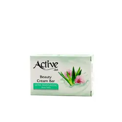 صابون دست وصورت کرمی آلوئه ورا وگل 125 گرم اکتیو