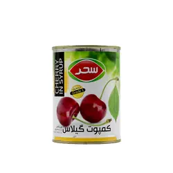 کمپوت گیلاس قوطی 390گرم سحر