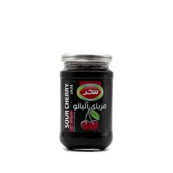 مربای آلبالو شیشه 310گرمی سحر
