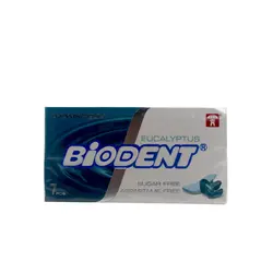 آدامس مینی استیک بدون شکر با طعم اکالیپتوس7عددی بایودنت