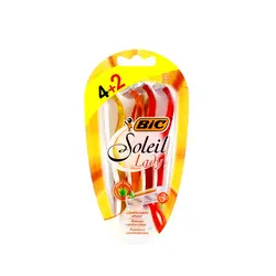 تیغ 3 لبه سولیل 2+4 زرد بیک