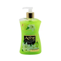 مایع دستشویی صدفی-سویا 450 گرمی سبز اکتیو