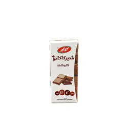 شیر کاکائو غنی شده 200میل پاکتی کاله