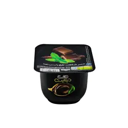 دسر شکلات تلخ با سس نعناع 100گرم دنت