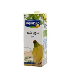 شیر سویا موز 1000 سی سی مانداسوی