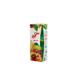 آبمیوه هفت میوه 200میل پاکتی سن ایچ