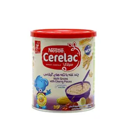سرلاک قوطی چندغله با تکه های گیلاس400گرم نستله