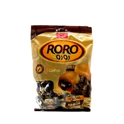 تافی مغزدار کره ای با کرم قهوه رورو 400گرم شیرین عسل