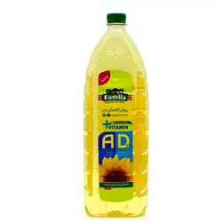 روغن آفتابگردان 1350گرم غنی شده با ویتامین D3 و A فامیلا