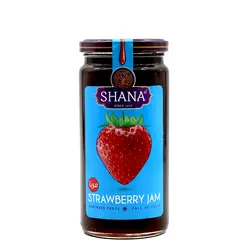 مربای توت فرنگی شیشه 570گرمی شانا