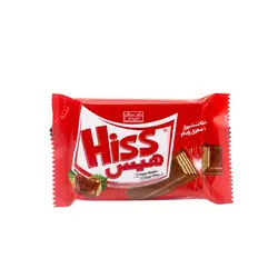 شکلات شیری با مغزی ویفر فندقی هیس 42گرم شیرین عسل
