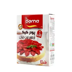 پودر کیک توت فرنگی 500 گرمی درنا