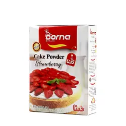 پودر کیک توت فرنگی 500 گرمی درنا