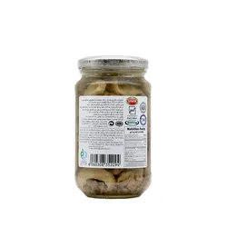 کنسرو قارچ اسلایس شیشه380گرمی سحر