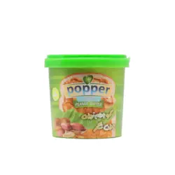 کره بادام زمینی بدون شکر 180گرمی پوپر