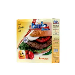 همبرگر 60% گوشت 500گرمی لوکس مارین