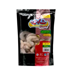 میگو (60_51) بی پوست رگ گیری شده 500 گرمی پاکتی شارین