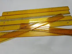 خط کش های زرد 50 سانت دهه 50 و60