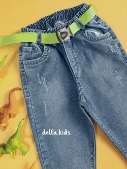 شلوار جین بچه گانه مدل مام استایل