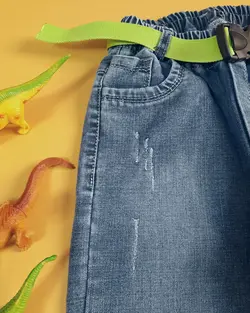 شلوار جین بچه گانه مدل مام استایل