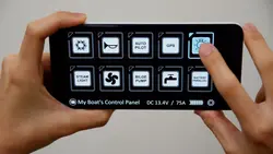 كنترل پنل 10 كليد هوشمند